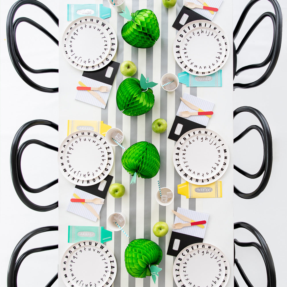School Days ABC Small Plates - 8 Pk.