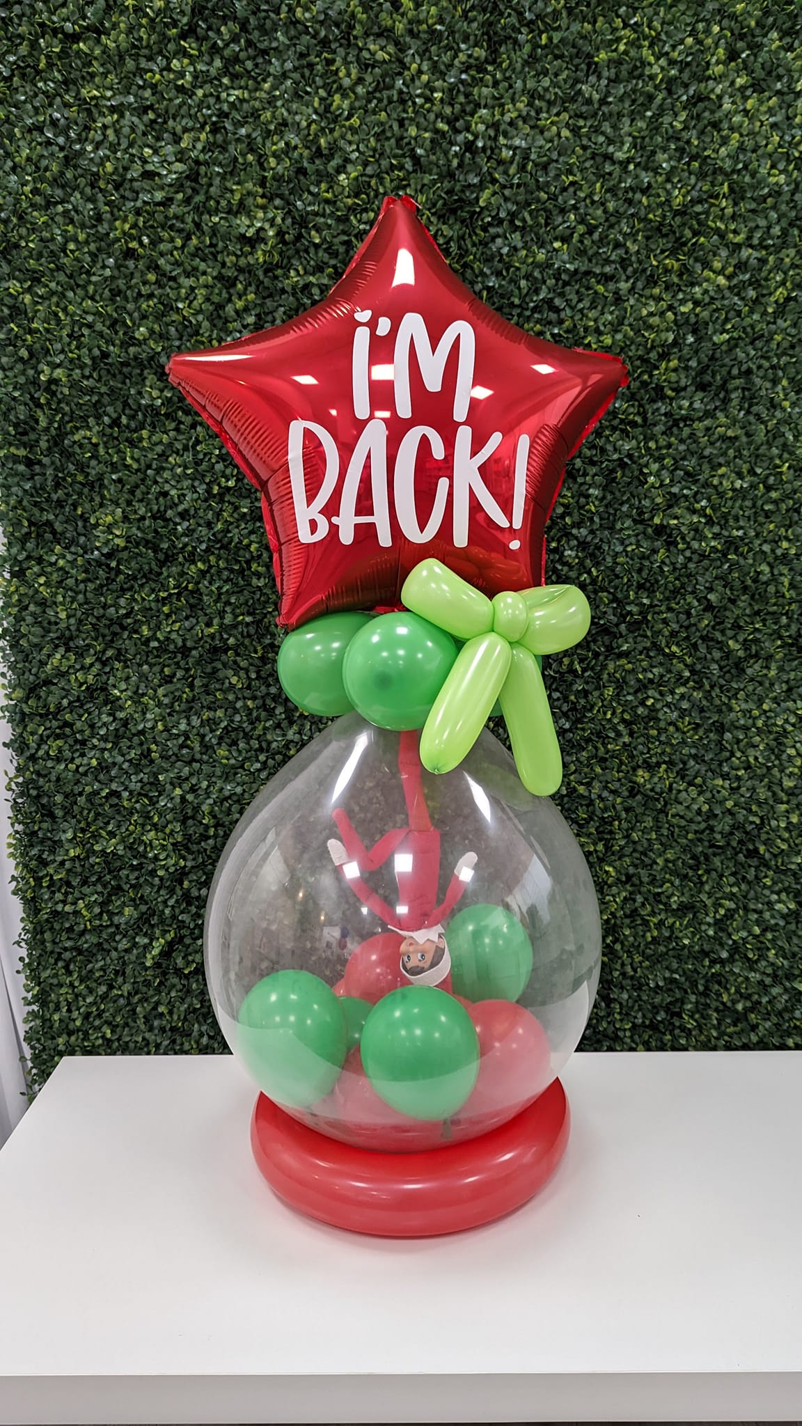 Elf on the Shelf Arrival Stuffed Balloon