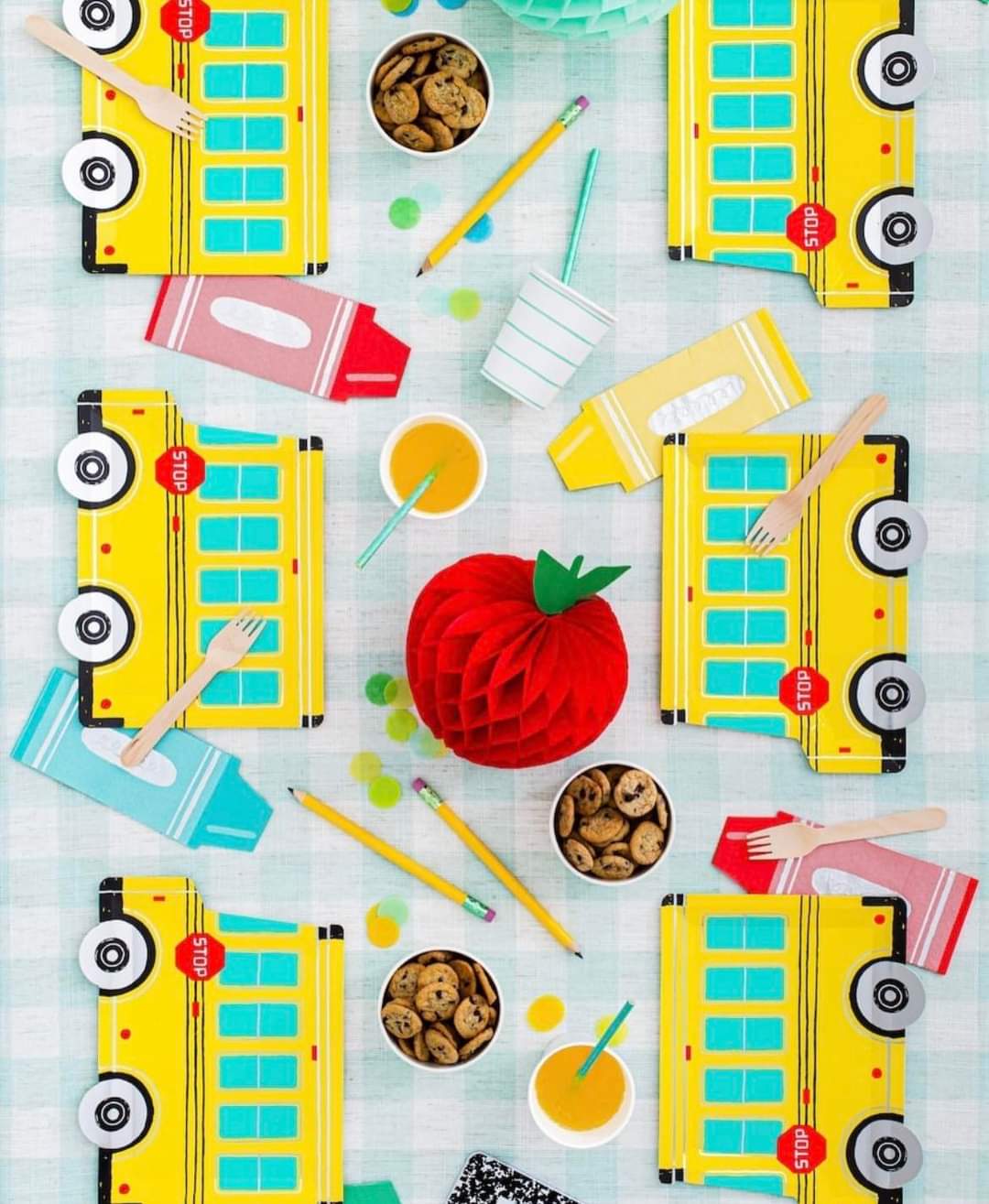 School Days Large Crayon Napkins - 16 Pk.
