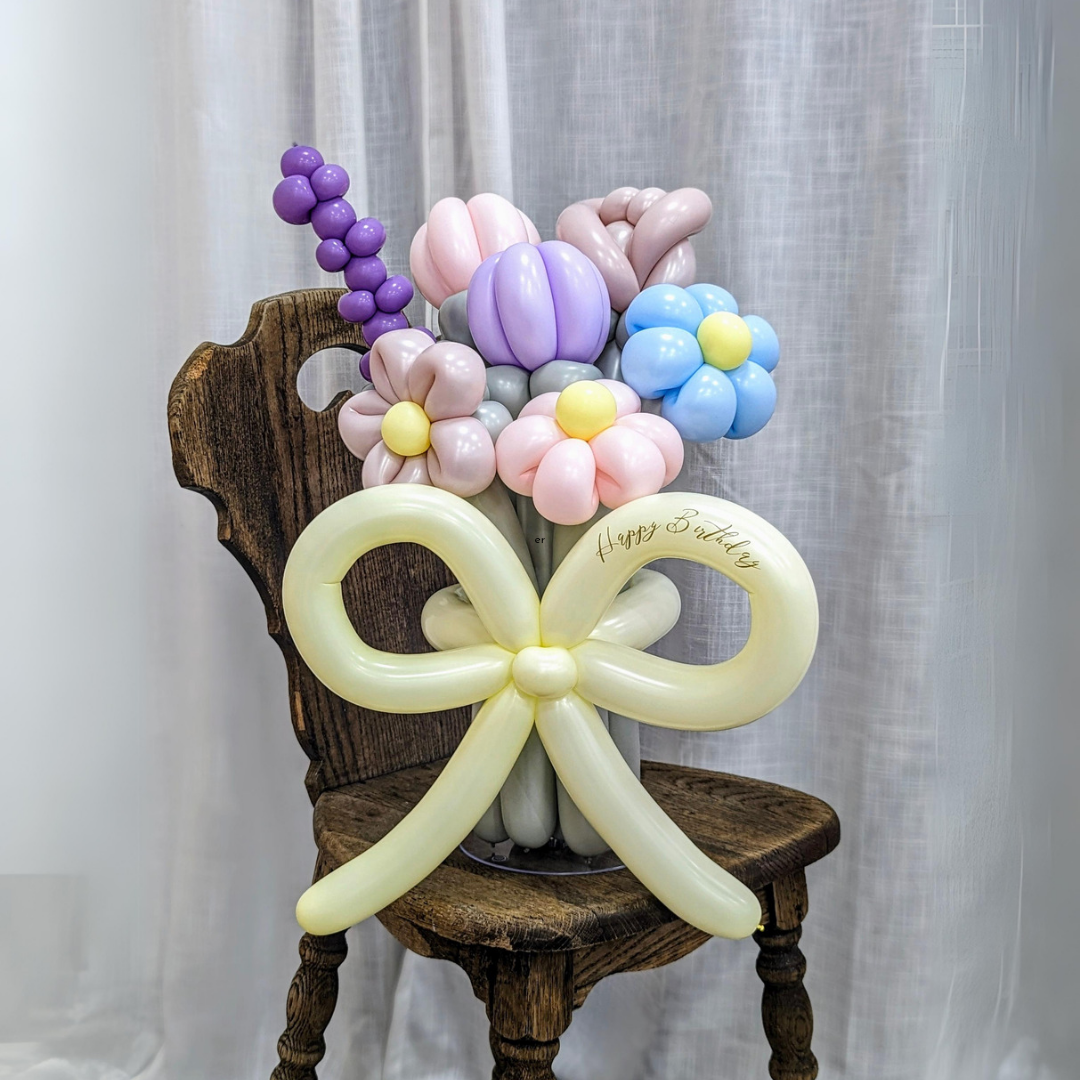 Balloon Flower Bouquet The Cheerful Balloon