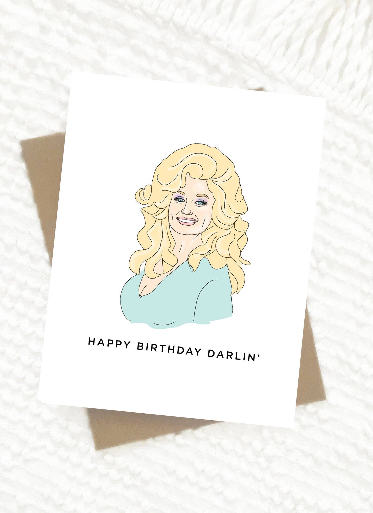 Dolly Parton Birthday Card
