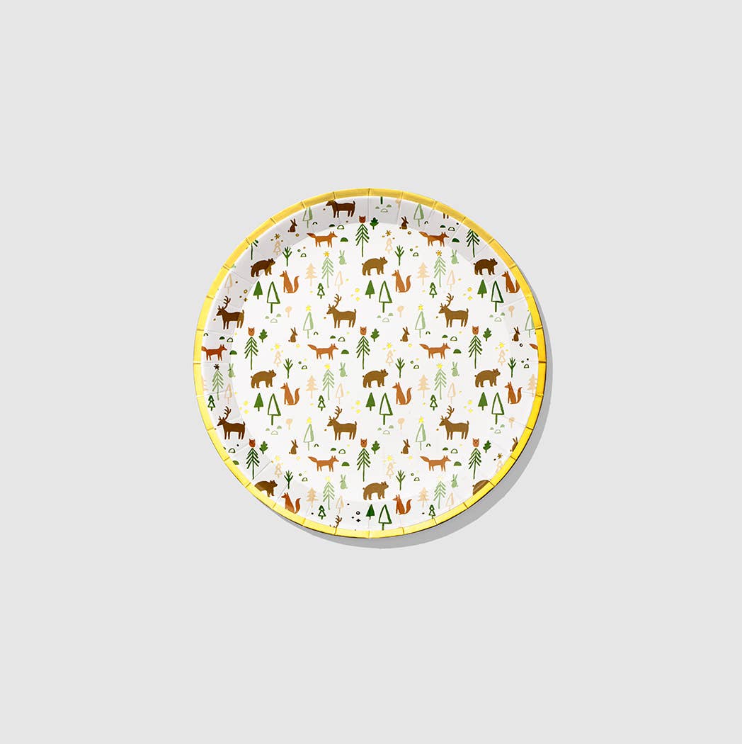 Woodland Wonders Small Paper Party Plates (10 per Pack)