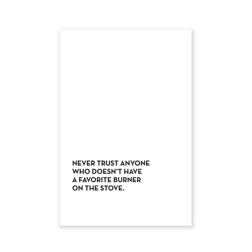 Favorite Burner Tea Towel