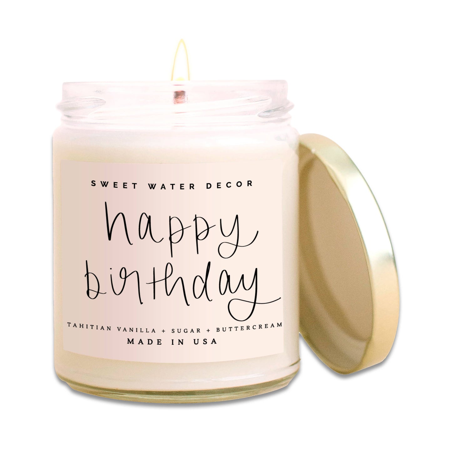 Happy Birthday Soy Candle - Vanilla Buttercream - 9 oz