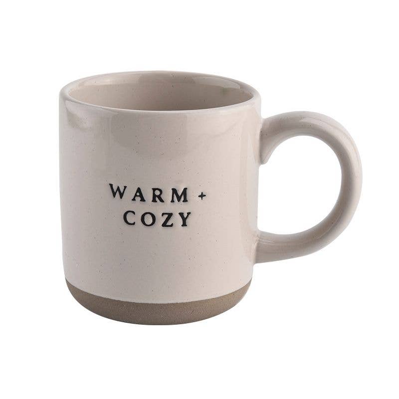 Warm and Cozy Stoneware Coffee Mug