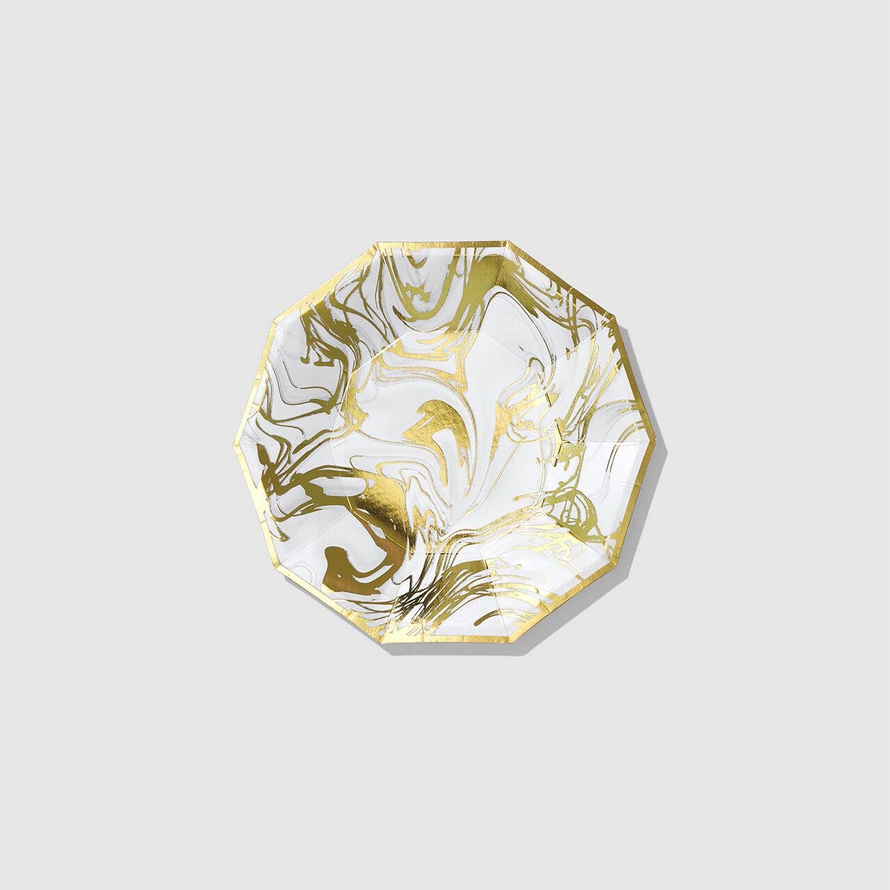 Carrera Marble Small Paper Party Plates (10 per Pack)