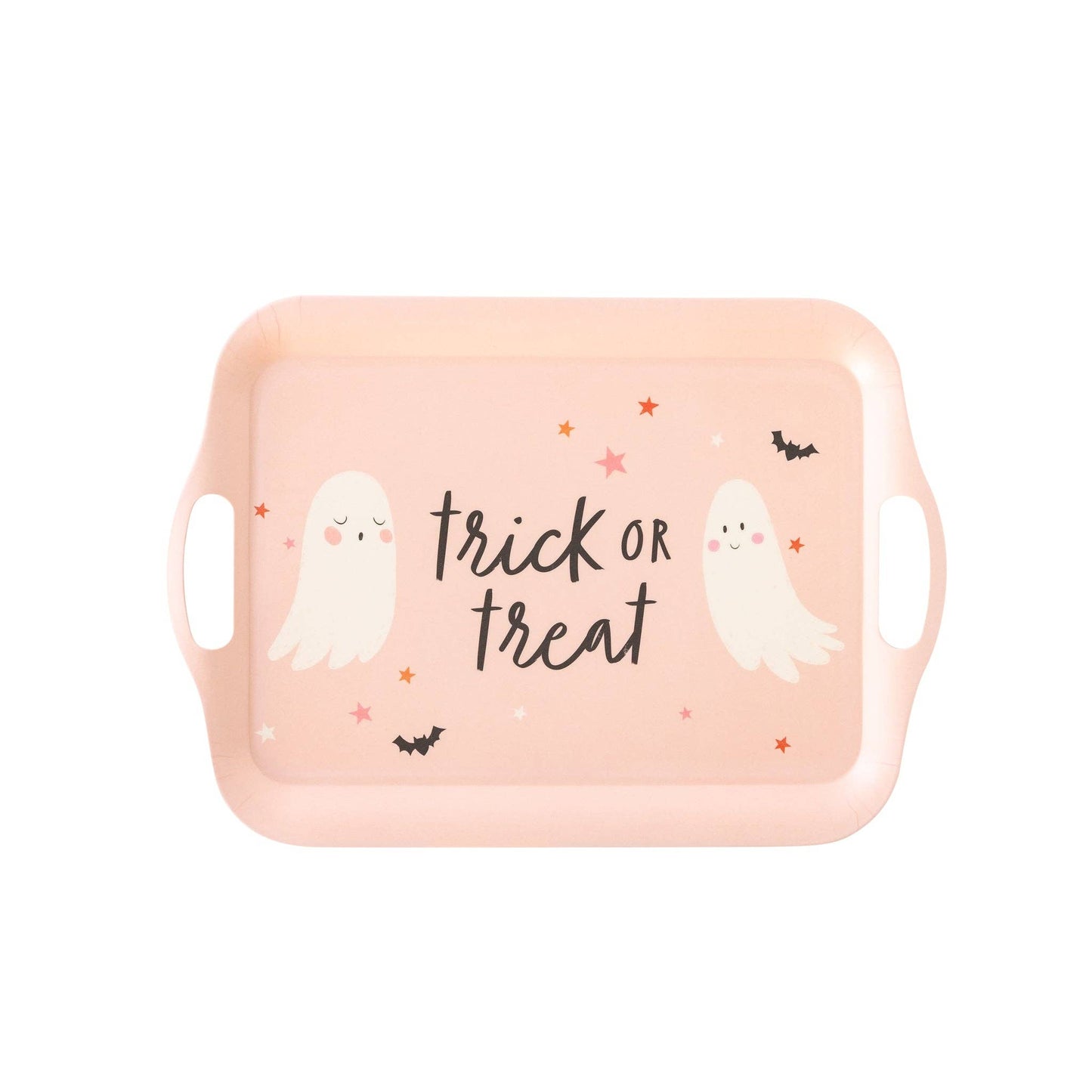 PSH930 - Trick or Treat Boo Bamboo Reusable Tray