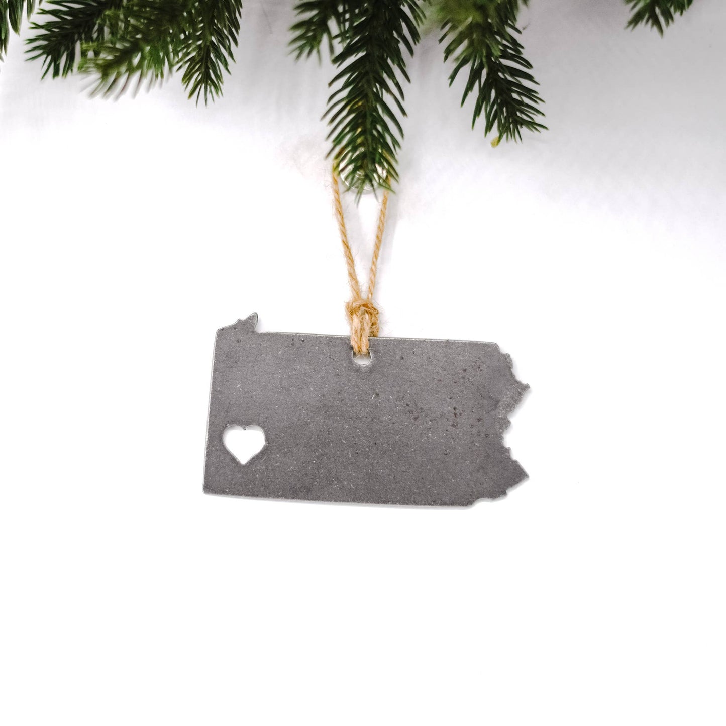 Heart Over WashPa Ornament