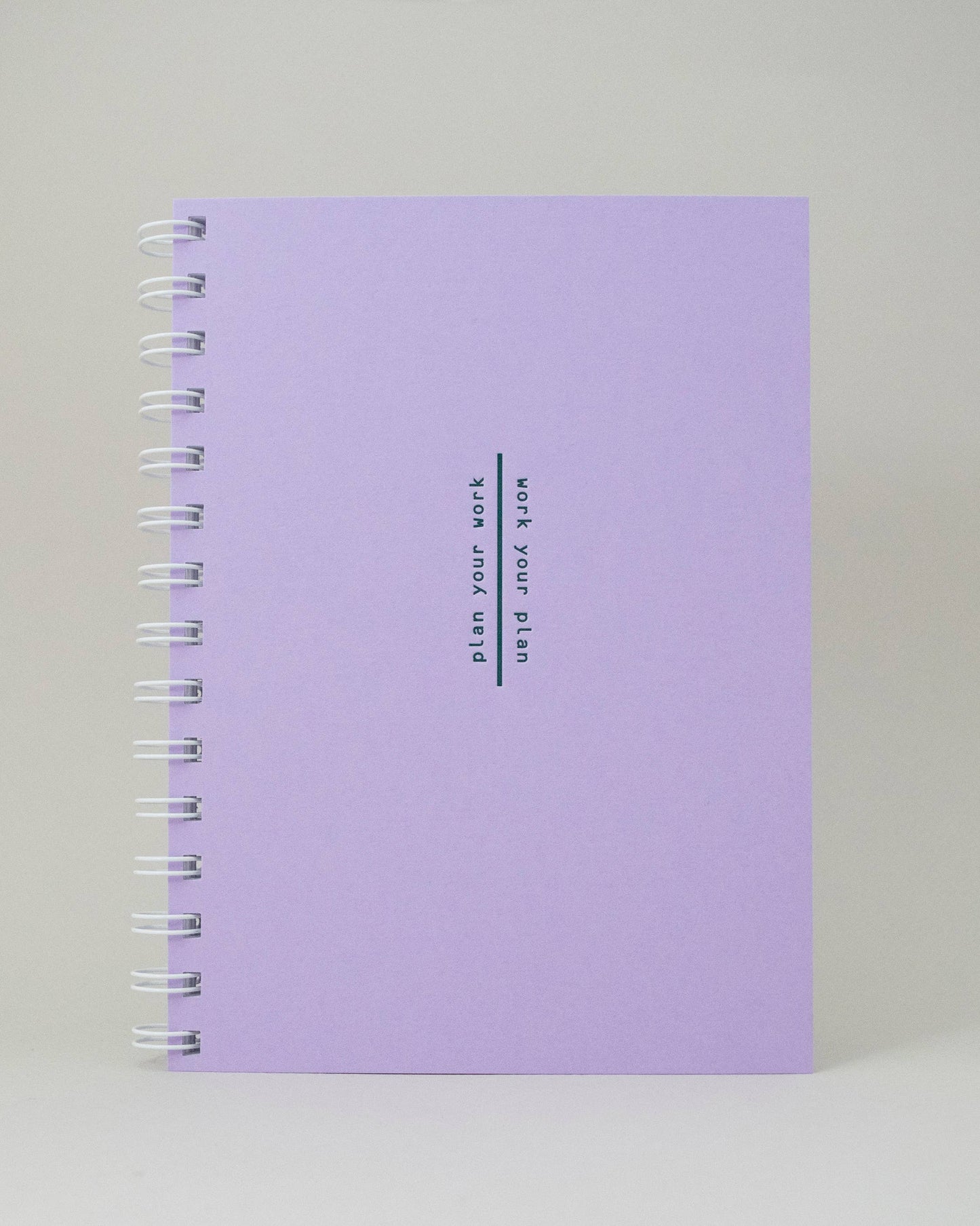 Plan Your Work Notebook