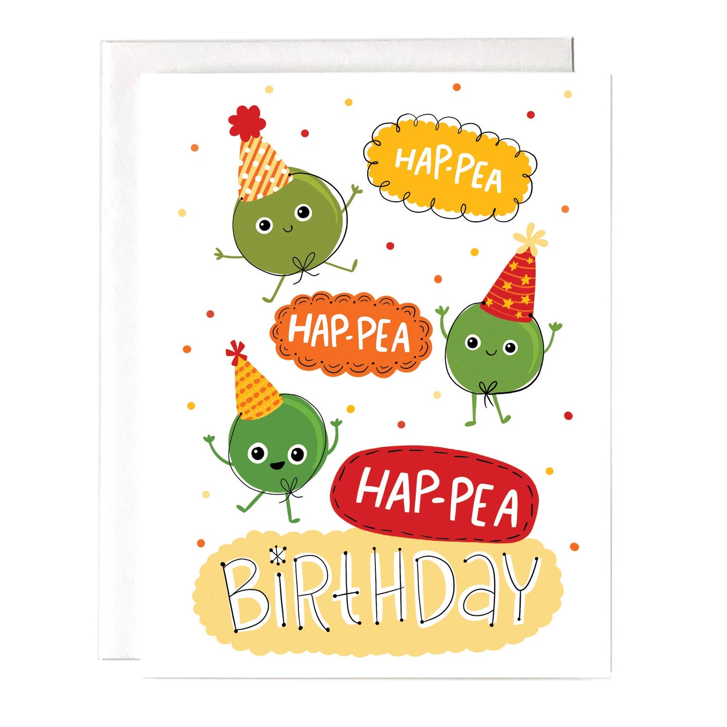 Hap-pea Birthday Card