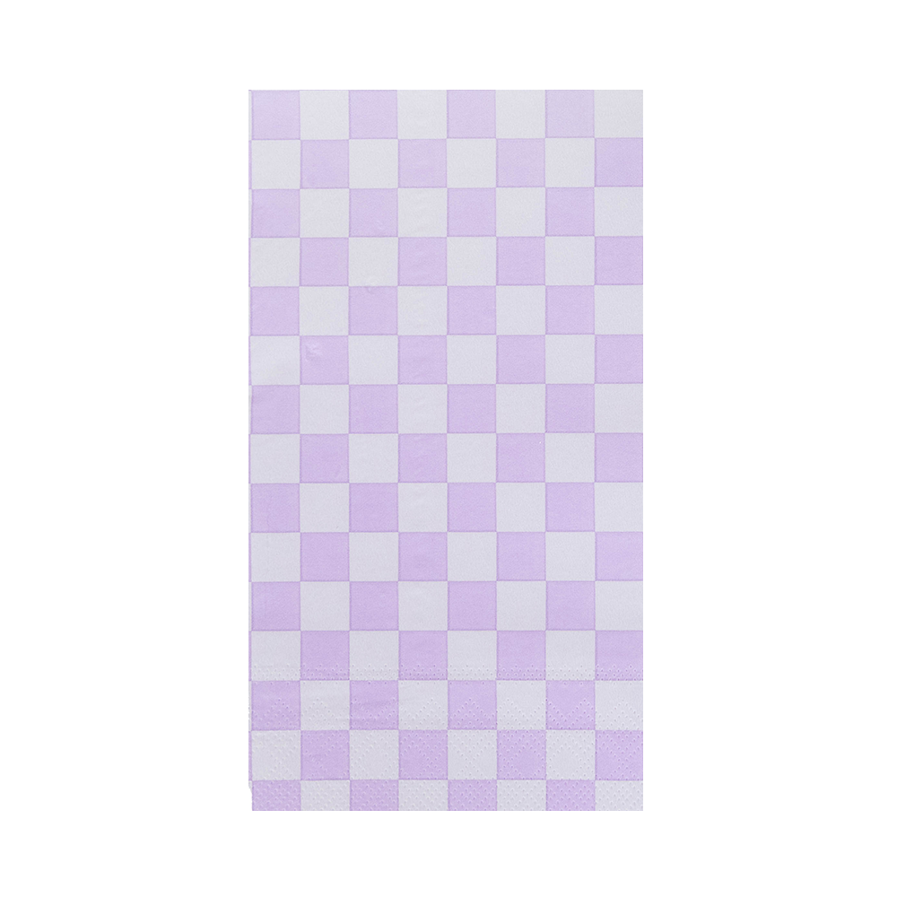 Check It! Purple Posse Guest Napkins - 16 Pk.
