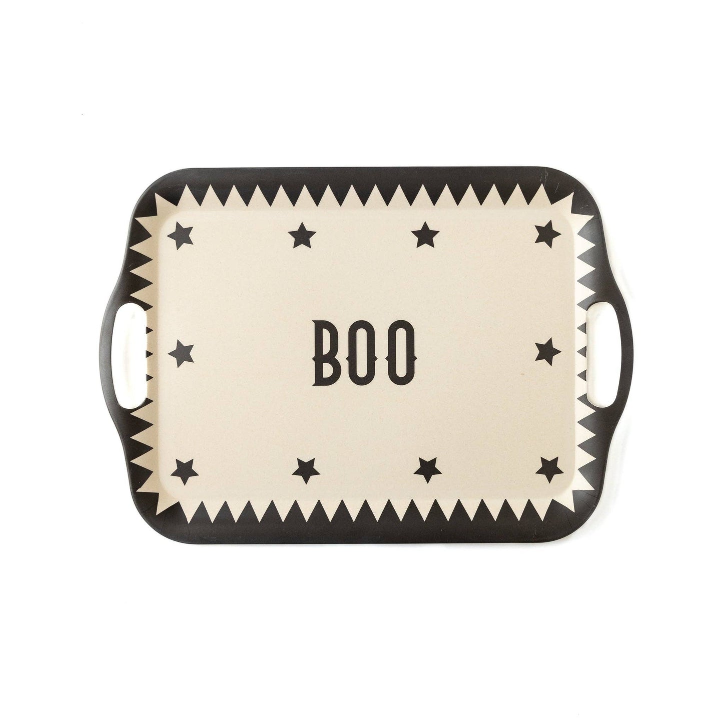 Vintage Halloween Bamboo Platter