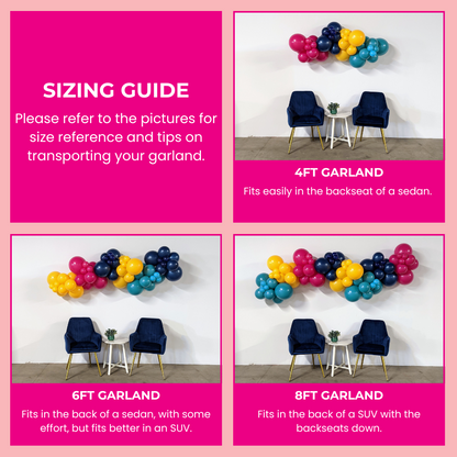 Grab + Go Balloon Garland - Choose Your Own Colors