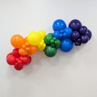 Grab + Go Balloon Garland - Classic Rainbow