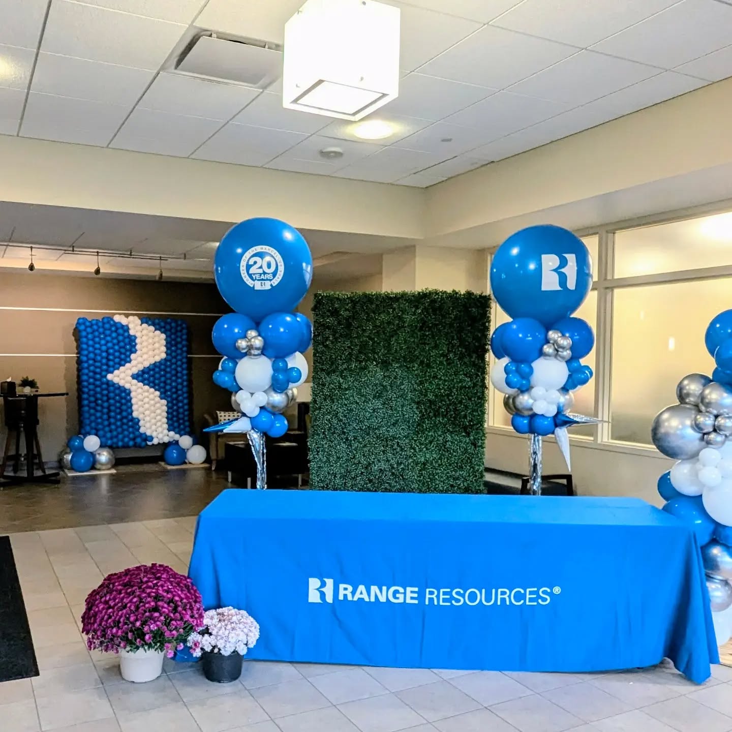 Welcome balloons for washington county pa corporate event