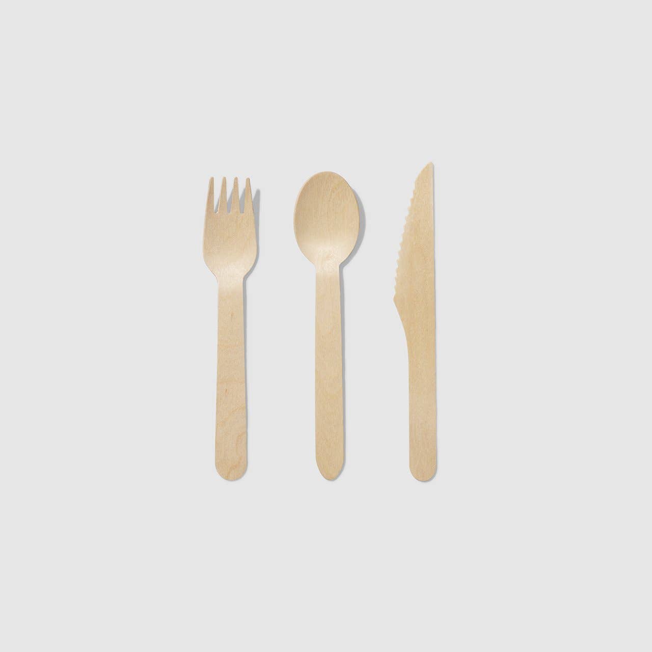 Wooden Cutlery Set (30 per Pack)
