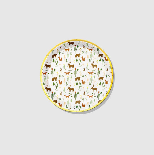 Woodland Wonders Small Paper Party Plates (10 per Pack)