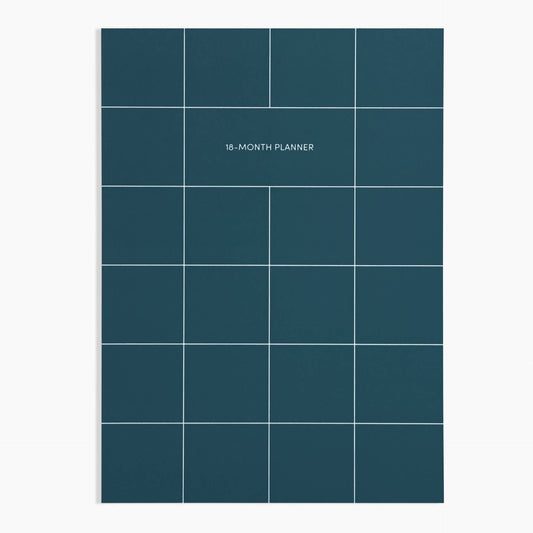 18-Month Planner in Teal