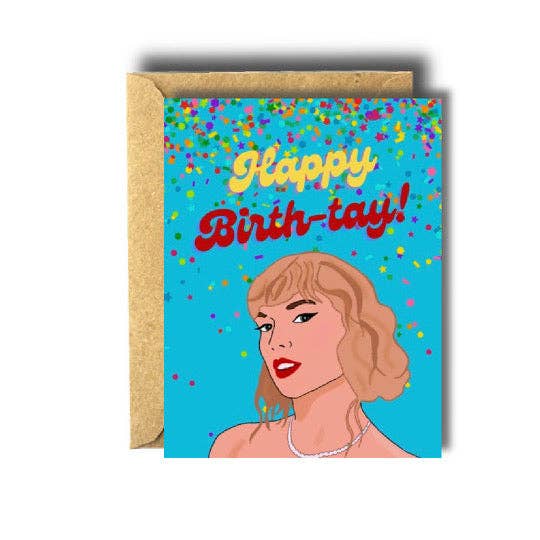 Taylor Swift Happy Birthtay Birthday CardI