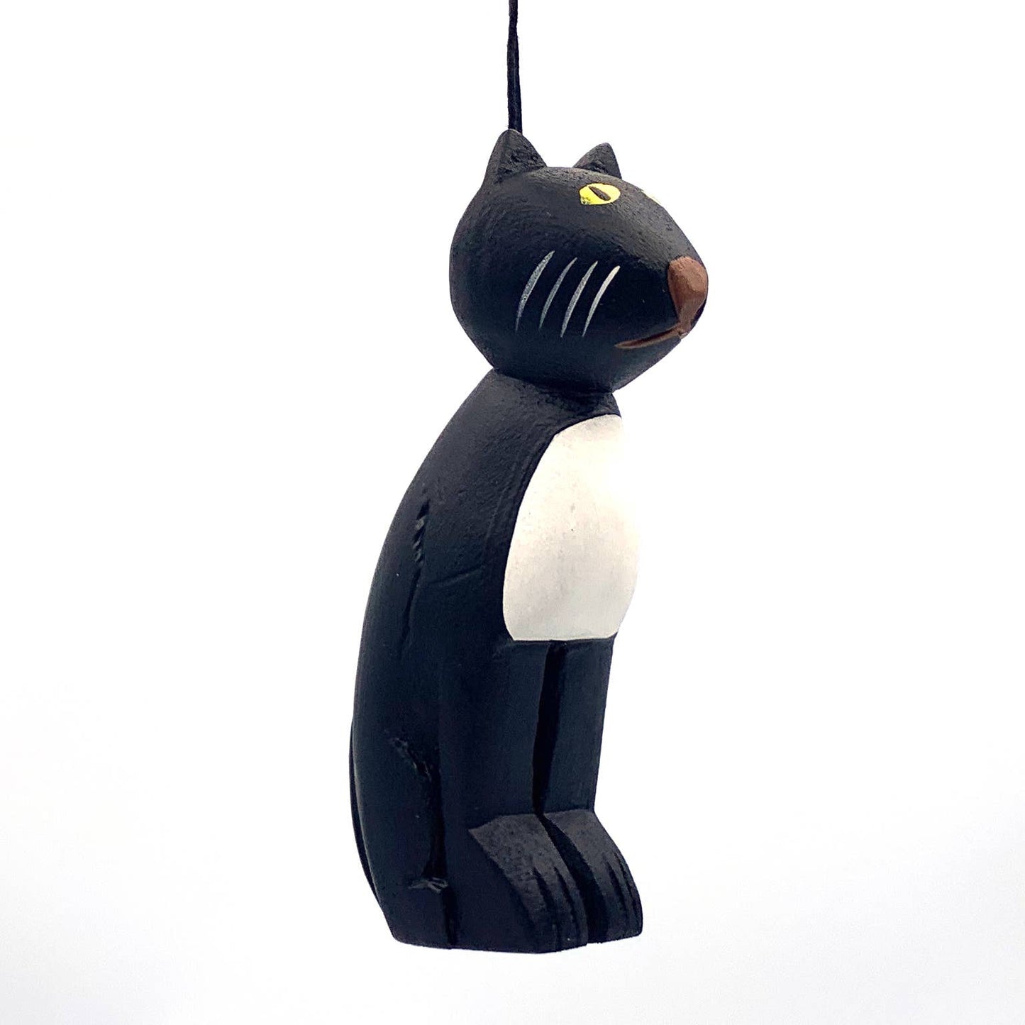 Black Cat Balsa Ornament