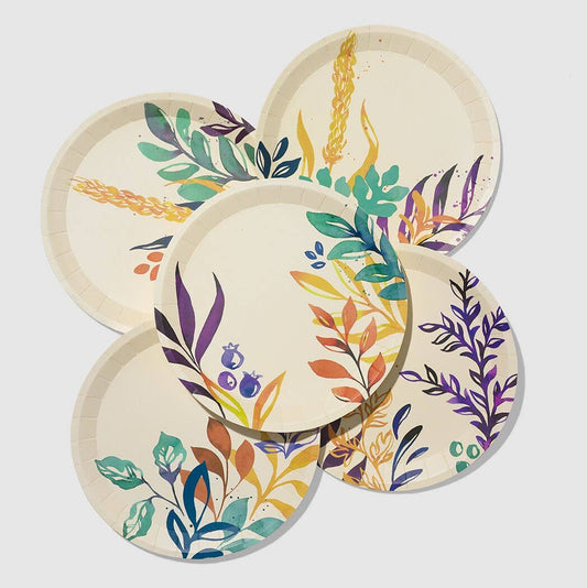 Changing Colors Small Paper Party Plates (10 per Pack)
