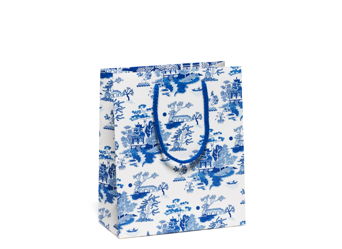 Blue Chinoiserie gift bag