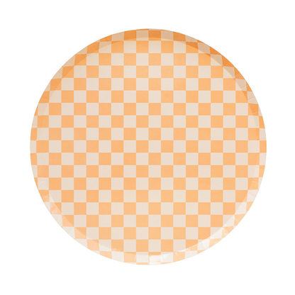 Check It! Peaches N’ Cream Plates - 2 Size Options - 8 Pk.: Dinner